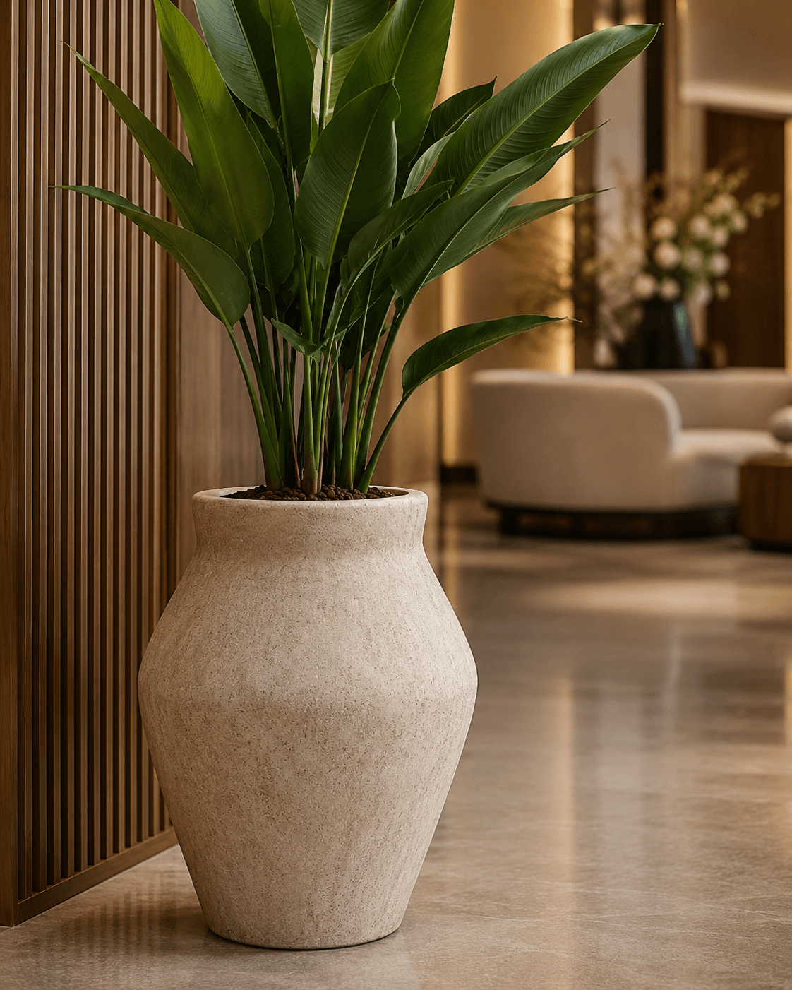 City planter close-up